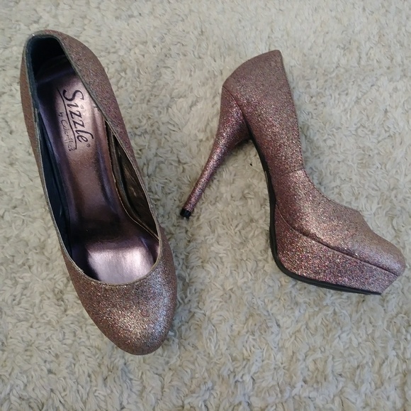 Sizzle rose gold heels - Picture 2 of 4